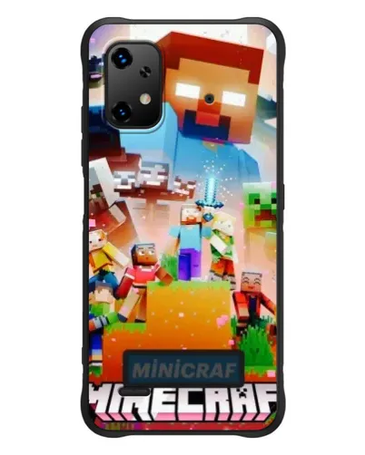 Чехол для UMIDIGI Bison X20 с картинкой «Minecraft герои игры»