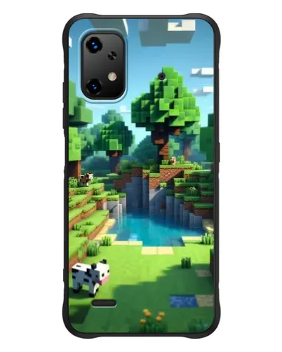 Чехол для UMIDIGI Bison X20 с картинкой «Minecraft летний день»