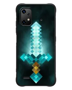 Чехол для UMIDIGI Bison X20 с картинкой «Алмазный меч неон» Чехол для UMIDIGI Bison X20 с картинкой «Алмазный меч неон»