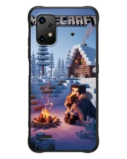 Чехол для UMIDIGI Bison X20 с картинкой «Зимний Minecraft» Чехол для UMIDIGI Bison X20 с картинкой «Зимний Minecraft»