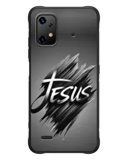 Чехол для UMIDIGI Bison X20 с картинкой «Надпись Jesus Graffiti»