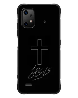 Чехол для UMIDIGI Bison X20 с картинкой «Графический крест Jesus» Чехол для UMIDIGI Bison X20 с картинкой «Графический крест Jesus»