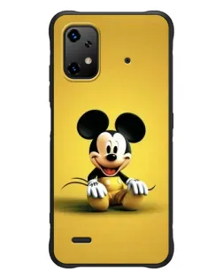 Чехол для UMIDIGI Bison X20 с картинкой «Микки на желтом»