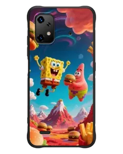 Чехол для UMIDIGI Bison X20 с картинкой «Космический фастфуд»