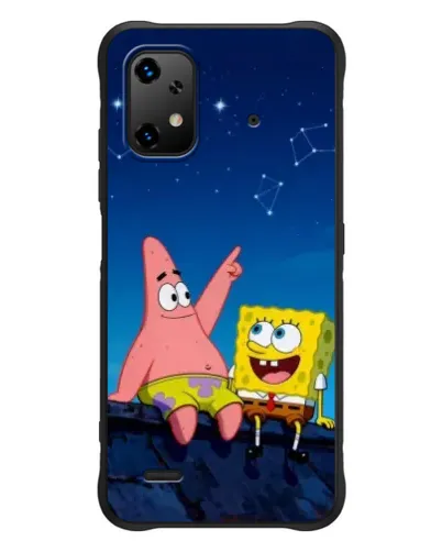 Чехол для UMIDIGI Bison X20 с картинкой «Губка Боб и Патрик ночью» Чехол для UMIDIGI Bison X20 с картинкой «Губка Боб и Патрик ночью»