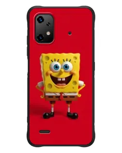 Чехол для UMIDIGI Bison X20 с картинкой «Спанч Боб на красном»