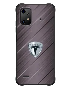 Чехол для UMIDIGI Bison X20 с картинкой «Металлическая текстура Tesla» Чехол для UMIDIGI Bison X20 с картинкой «Металлическая текстура Tesla»