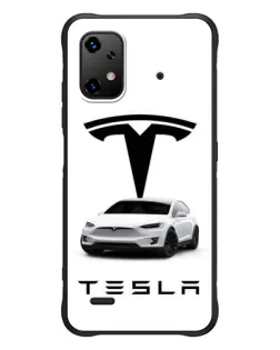 Чехол для UMIDIGI Bison X20 с картинкой «Tesla White Style» Чехол для UMIDIGI Bison X20 с картинкой «Tesla White Style»
