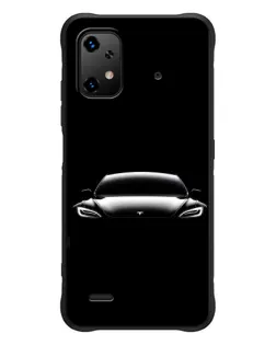 Чехол для UMIDIGI Bison X20 с картинкой «Фары Tesla Night» Чехол для UMIDIGI Bison X20 с картинкой «Фары Tesla Night»