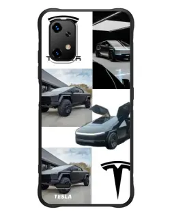 Чехол для UMIDIGI Bison X20 с картинкой «Коллаж Cybertruck Tesla» Чехол для UMIDIGI Bison X20 с картинкой «Коллаж Cybertruck Tesla»