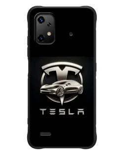 Чехол для UMIDIGI Bison X20 с картинкой «Tesla — серебристое авто» Чехол для UMIDIGI Bison X20 с картинкой «Tesla — серебристое авто»