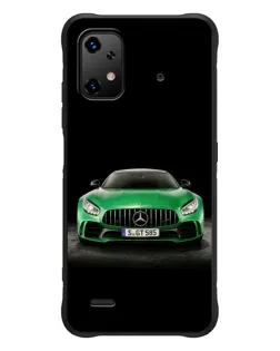Чехол для UMIDIGI Bison X20 с картинкой «Mercedes — неоновый лого»