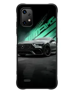 Чехол для UMIDIGI Bison X20 с картинкой «Темный Mercedes AMG»