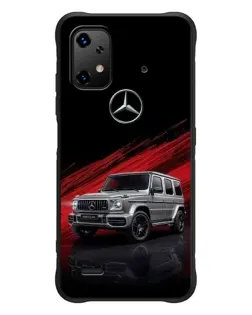 Чехол для UMIDIGI Bison X20 с картинкой «Mercedes G-Class красный»