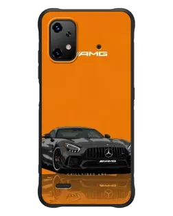 Чехол для UMIDIGI Bison X20 с картинкой «Оранжевый Mercedes AMG»
