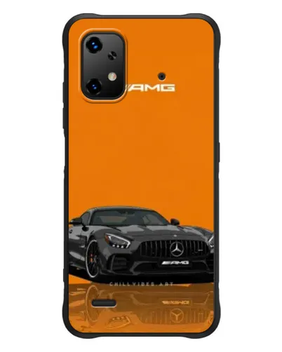 Чехол для UMIDIGI Bison X20 с картинкой «Оранжевый Mercedes AMG»