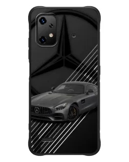Чехол для UMIDIGI Bison X20 с картинкой «Mercedes AMG — графика»