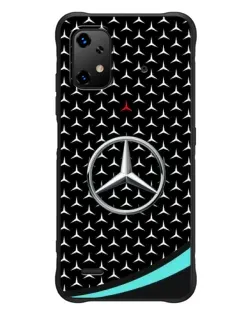 Чехол для UMIDIGI Bison X20 с картинкой «Mercedes — бирюзовый акцент»