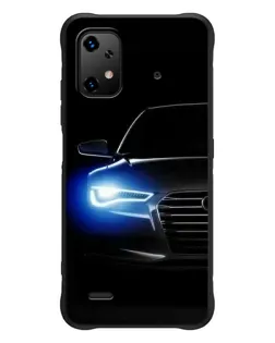 Чехол для UMIDIGI Bison X20 с картинкой «Неоновый взгляд Audi» Чехол для UMIDIGI Bison X20 с картинкой «Неоновый взгляд Audi»