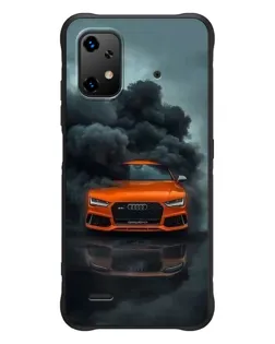Чехол для UMIDIGI Bison X20 с картинкой «Audi в облаках дыма» Чехол для UMIDIGI Bison X20 с картинкой «Audi в облаках дыма»
