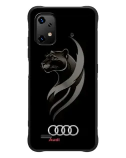 Чехол для UMIDIGI Bison X20 с картинкой «Графика — пантера и Audi» Чехол для UMIDIGI Bison X20 с картинкой «Графика — пантера и Audi»
