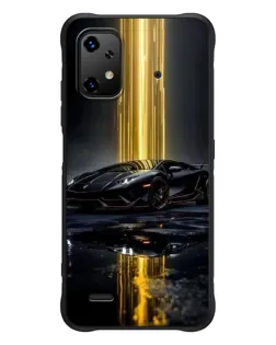 Чехол для UMIDIGI Bison X20 с картинкой «Ночной Lamborghini драйв»