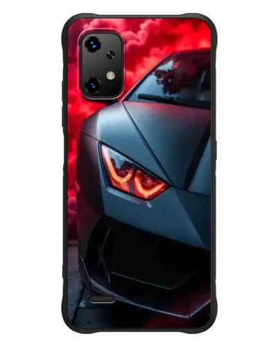 Чехол для UMIDIGI Bison X20 с картинкой «Lamborghini красное сияние»