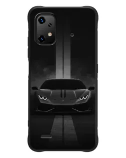 Чехол для UMIDIGI Bison X20 с картинкой «Lamborghini симметрия дорог»