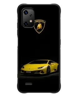 Чехол для UMIDIGI Bison X20 с картинкой «Lamborghini желтый акцент»