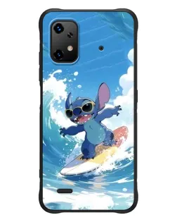 Чехол для UMIDIGI Bison X20 с картинкой «Стич на волне»