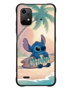 Чехол для UMIDIGI Bison X20 с картинкой «Стич на серфе»