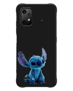 Чехол для UMIDIGI Bison X20 с картинкой «Стич на черном»