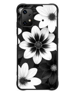 Чехол для UMIDIGI Bison X20 с картинкой «Монохромные астры» Чехол для UMIDIGI Bison X20 с картинкой «Монохромные астры»