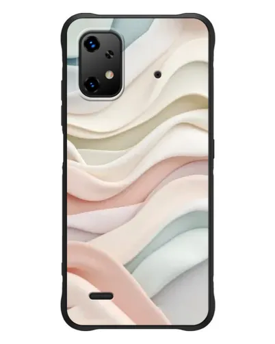 Чехол для UMIDIGI Bison X20 с картинкой «Пастельные нежные волны»
