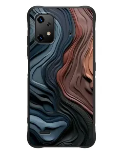 Чехол для UMIDIGI Bison X20 с картинкой «Цветные волны каньона»