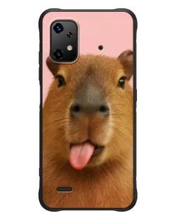 Чехол для UMIDIGI Bison X20 с картинкой «Капибара с языком» Чехол для UMIDIGI Bison X20 с картинкой «Капибара с языком»