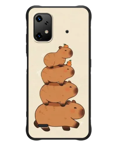 Чехол для UMIDIGI Bison X20 с картинкой «Башня из капибар»