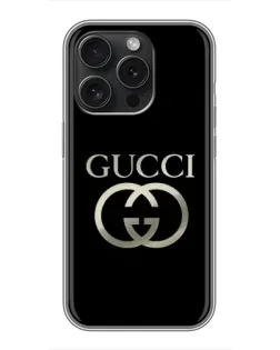Чохол для UMIDIGI Note 100 з картинкою «Gucci — золото на чорному» Чохол для UMIDIGI Note 100 з картинкою «Gucci — золото на чорному»