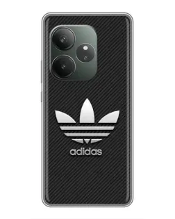 Чехол для Vivo iQOO 15 Ultra с картинкой «Adidas Карбоновая текстура»