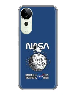 Чохол для Vivo iQOO Z10R з картинкою «NASA — місячна місія»