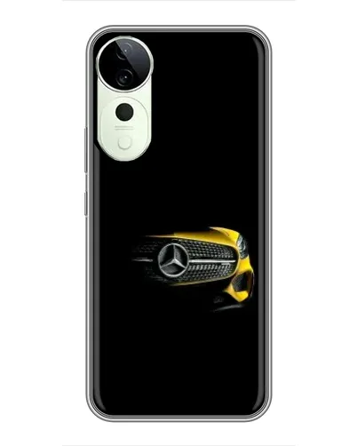 Чехол для Vivo iQOO Z10R с картинкой «Mercedes — ретро стиль»