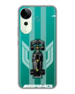 Чехол для Vivo iQOO Z10R с картинкой «Mercedes AMG Petronas»