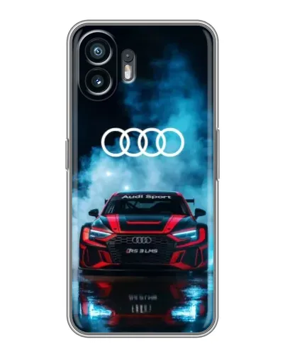 Чехол для Vivo iQOO Z11i с картинкой «Audi Sport — неон»