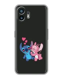 Чехол для Vivo iQOO Z11i с картинкой «Анжел целует Стича»