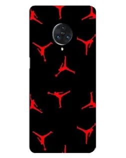 Чехол для Vivo Nex 3 с картинкой «Jordan Red Pattern»