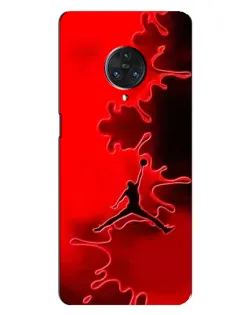 Чехол для Vivo Nex 3 с картинкой «Jordan Red Smoke»