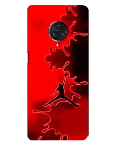 Чехол для Vivo Nex 3 с картинкой «Jordan Red Smoke»