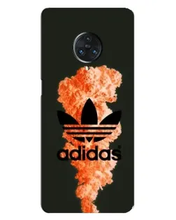Чехол для Vivo Nex 3 с картинкой «Оранжевый дым Adidas»