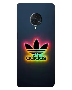 Чехол для Vivo Nex 3 с картинкой «Неоновый Adidas»