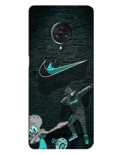 Чехол для Vivo Nex 3 с картинкой «Спортивный арт Nike»